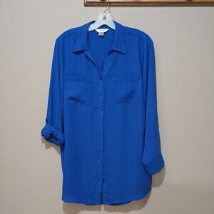 Women's Royal Blue blouse by cj banks, size X